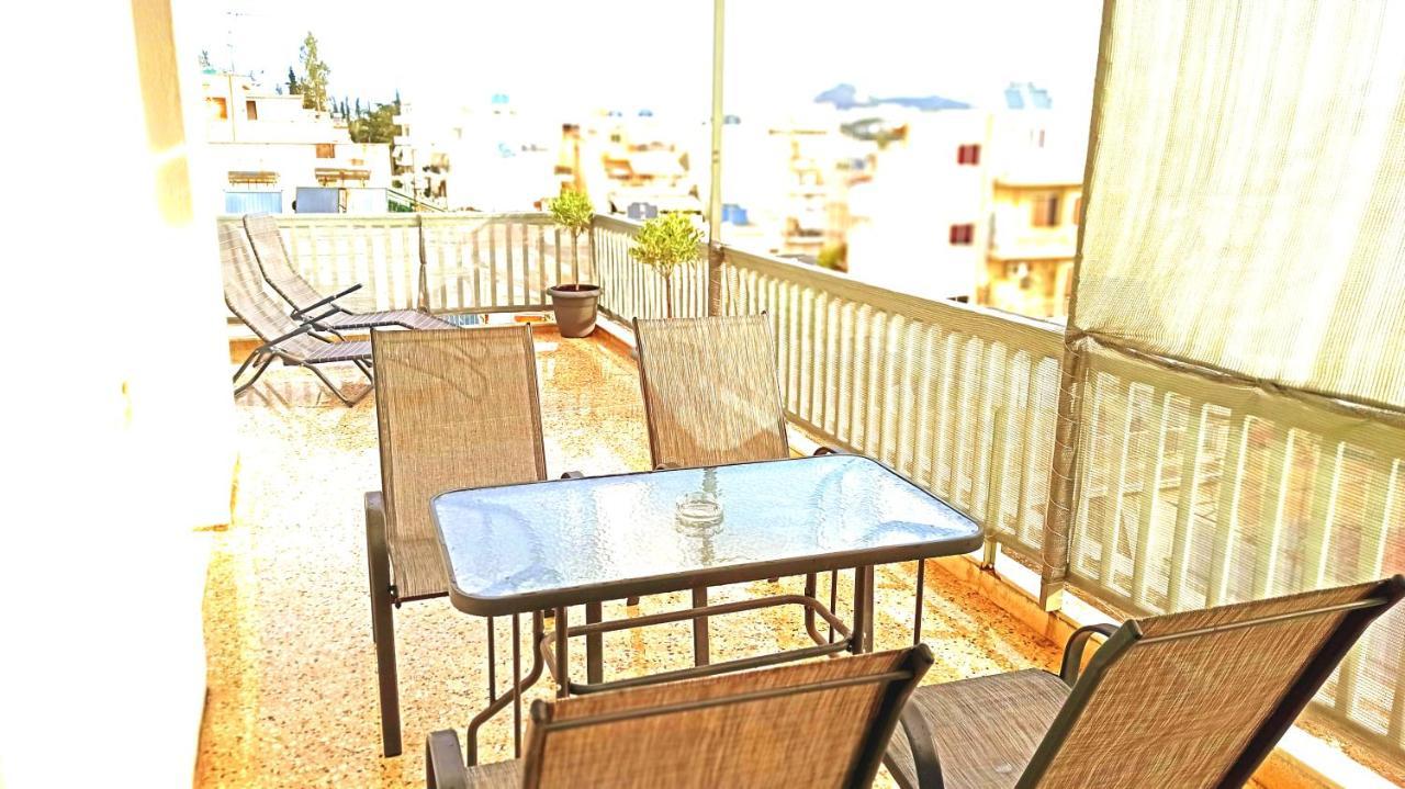 Penthouse With An Incredible View 350M From Metro Station! Leilighet Athen Eksteriør bilde